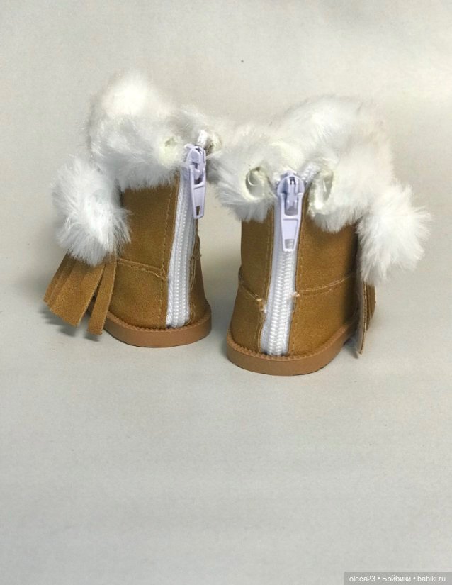 Тёплые сапожки для кукол ростом 42-50 см (фото 7)