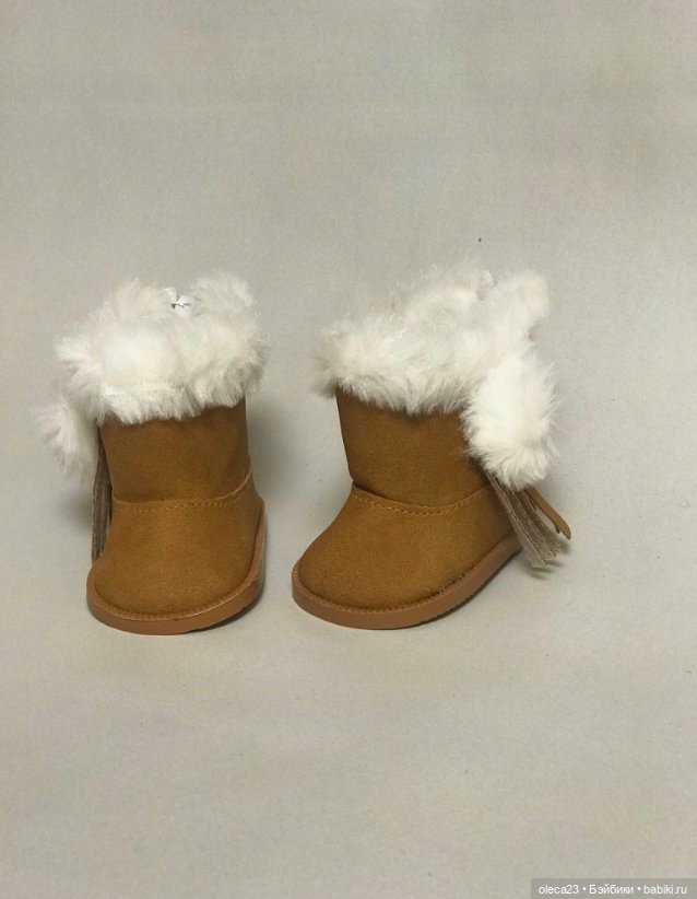 Тёплые сапожки для кукол ростом 42-50 см