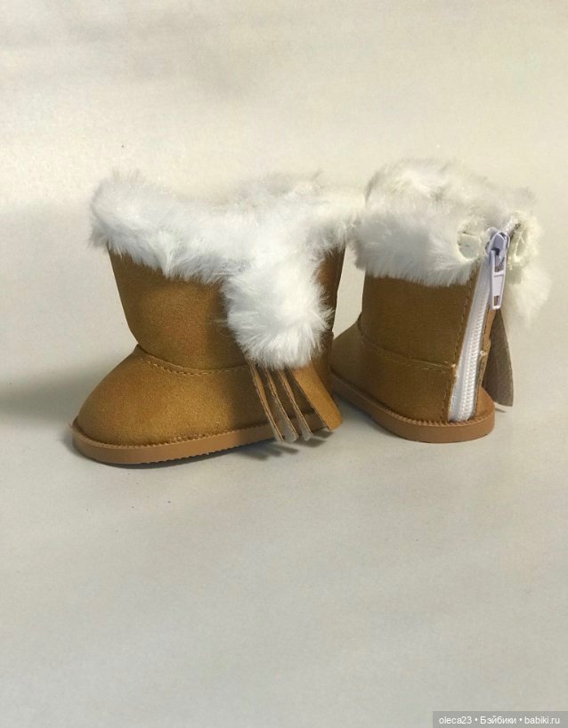 Тёплые сапожки для кукол ростом 42-50 см (фото 8)