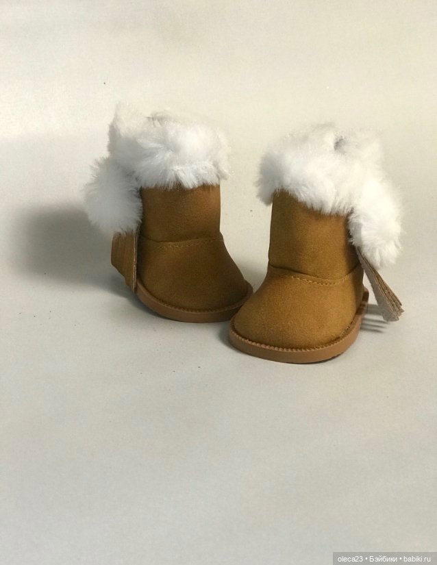 Тёплые сапожки для кукол ростом 42-50 см