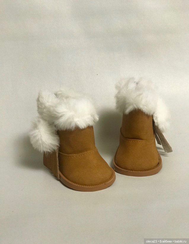 Тёплые сапожки для кукол ростом 42-50 см