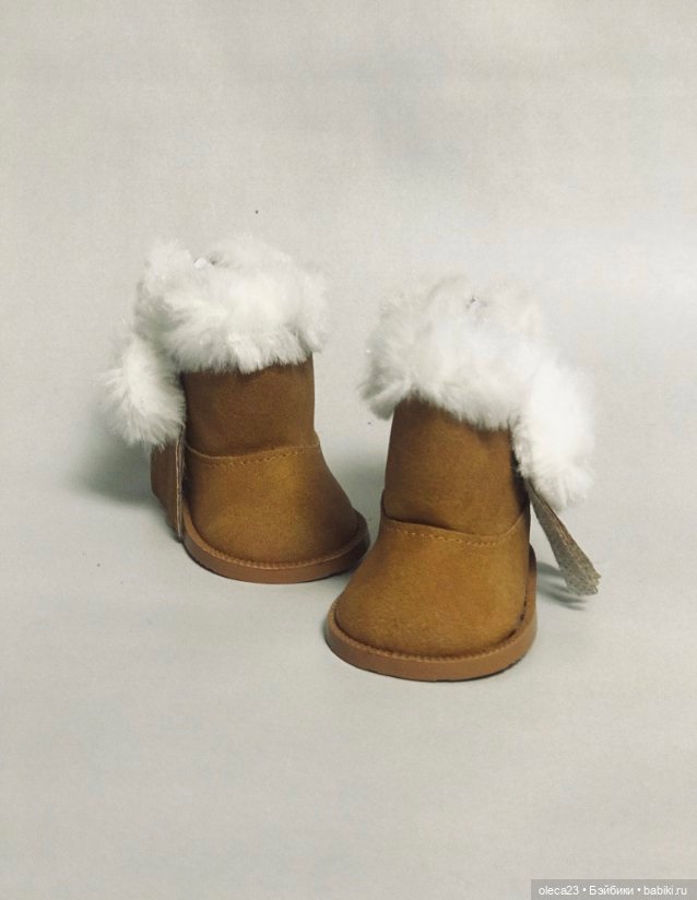 Тёплые сапожки для кукол ростом 42-50 см