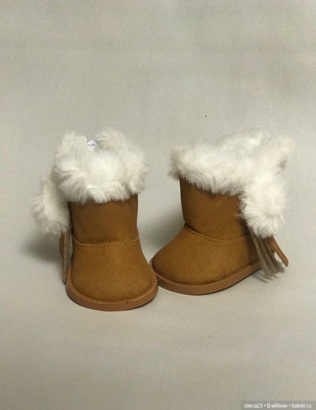 Тёплые сапожки для кукол ростом 42-50 см