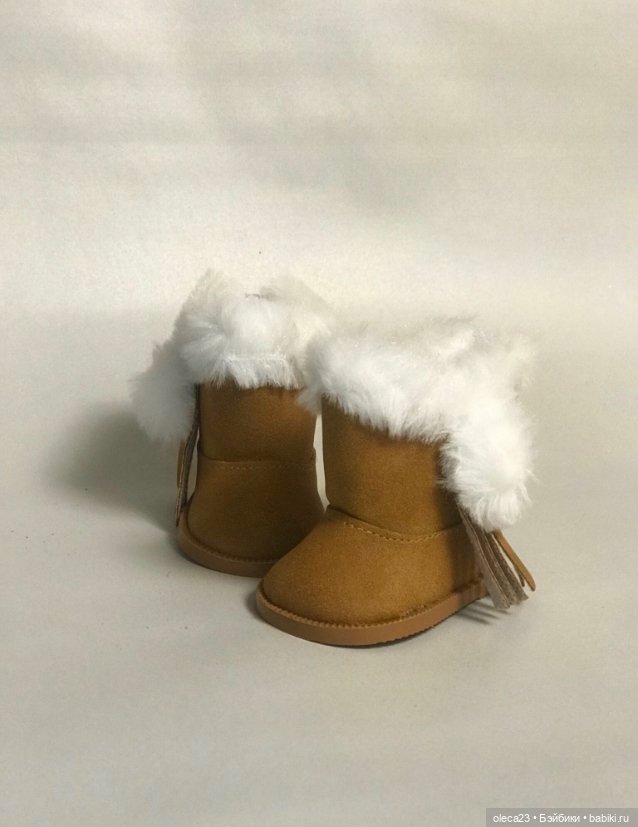 Тёплые сапожки для кукол ростом 42-50 см