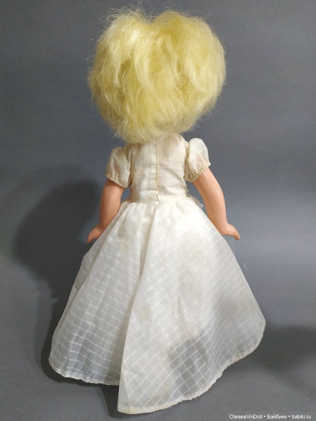 Невеста (Ивановская). Винтажная Пресс-опилочная Кукла. Иваново. СССР (фото 7)