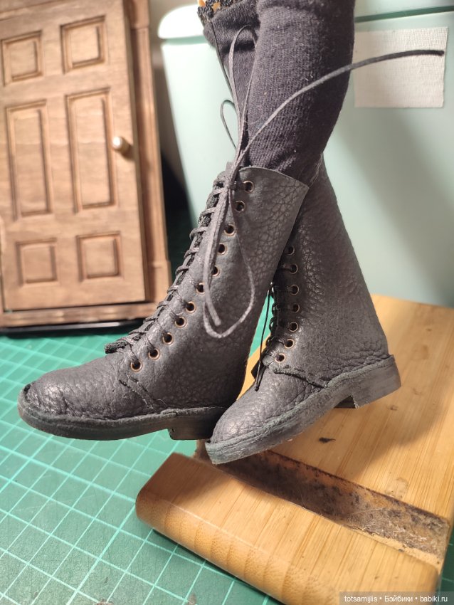 Ботинки высокие 5,5 — Обувь для BJD (фото 4)