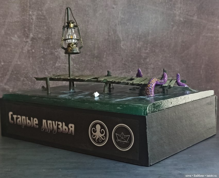 Диорама-подставка Мостик — Кукольная миниатюра и румбокс (фото 3)