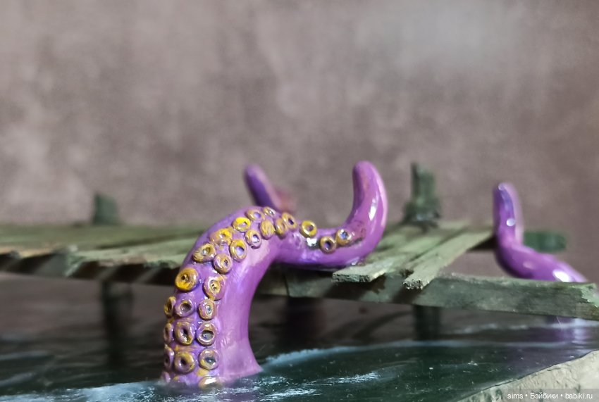 Диорама-подставка Мостик — Кукольная миниатюра и румбокс (фото 6)