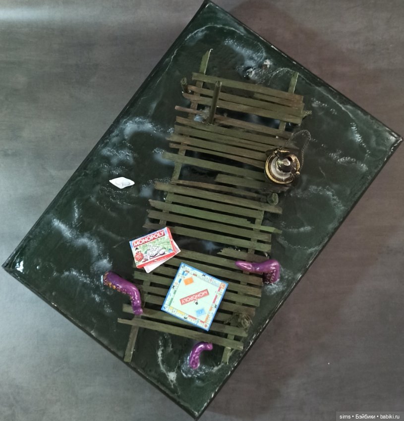 Диорама-подставка Мостик — Кукольная миниатюра и румбокс (фото 2)