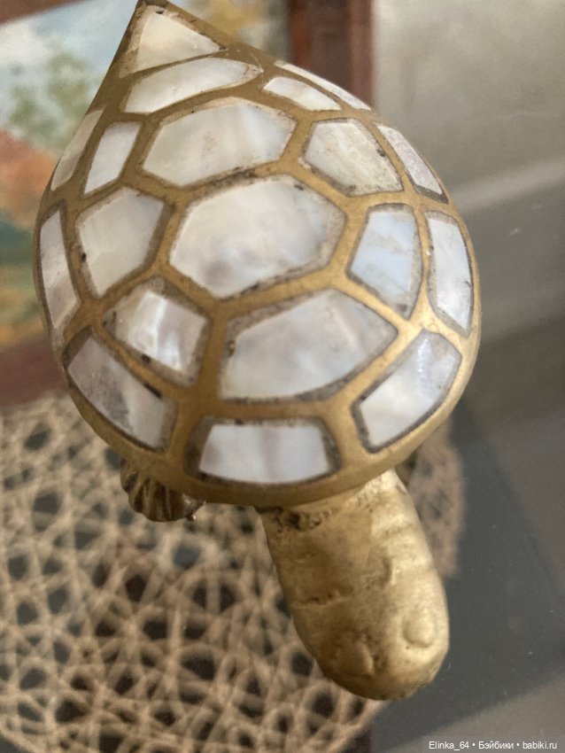 Черепашка старинная , бронза (фото 2)