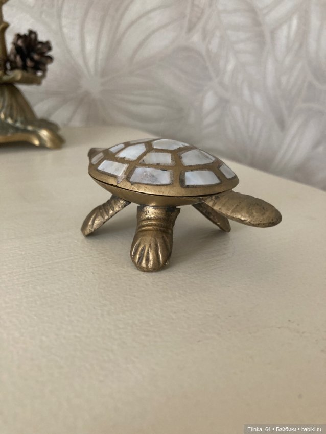 Черепашка старинная , бронза (фото 8)