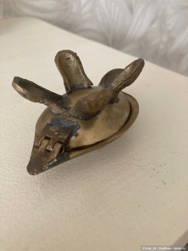 Черепашка старинная , бронза