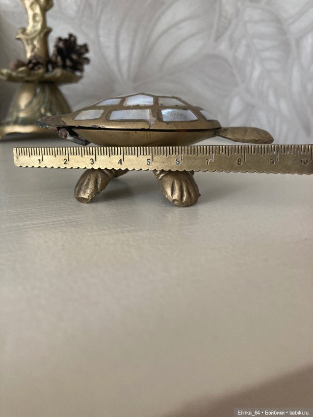 Черепашка старинная , бронза (фото 9)