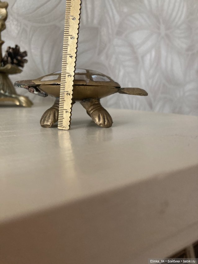 Черепашка старинная , бронза (фото 10)