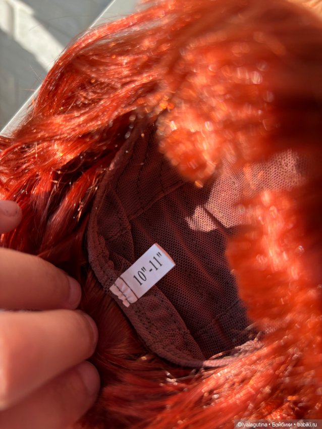 Рыжий парик размера 10-11 (фото 5)