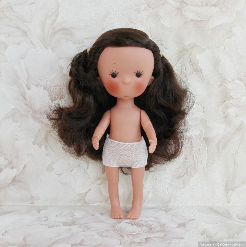Llorens, Miss Minis, малышка с каштановыми волосами, 26 см