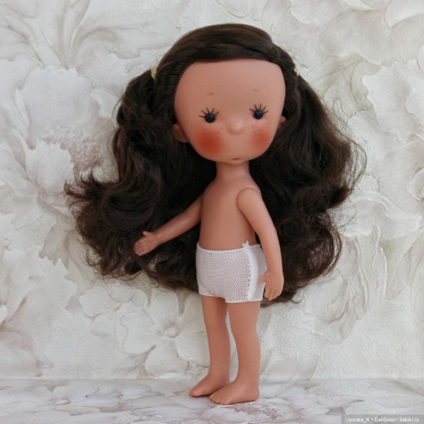Llorens, Miss Minis, малышка с каштановыми волосами, 26 см (фото 6)