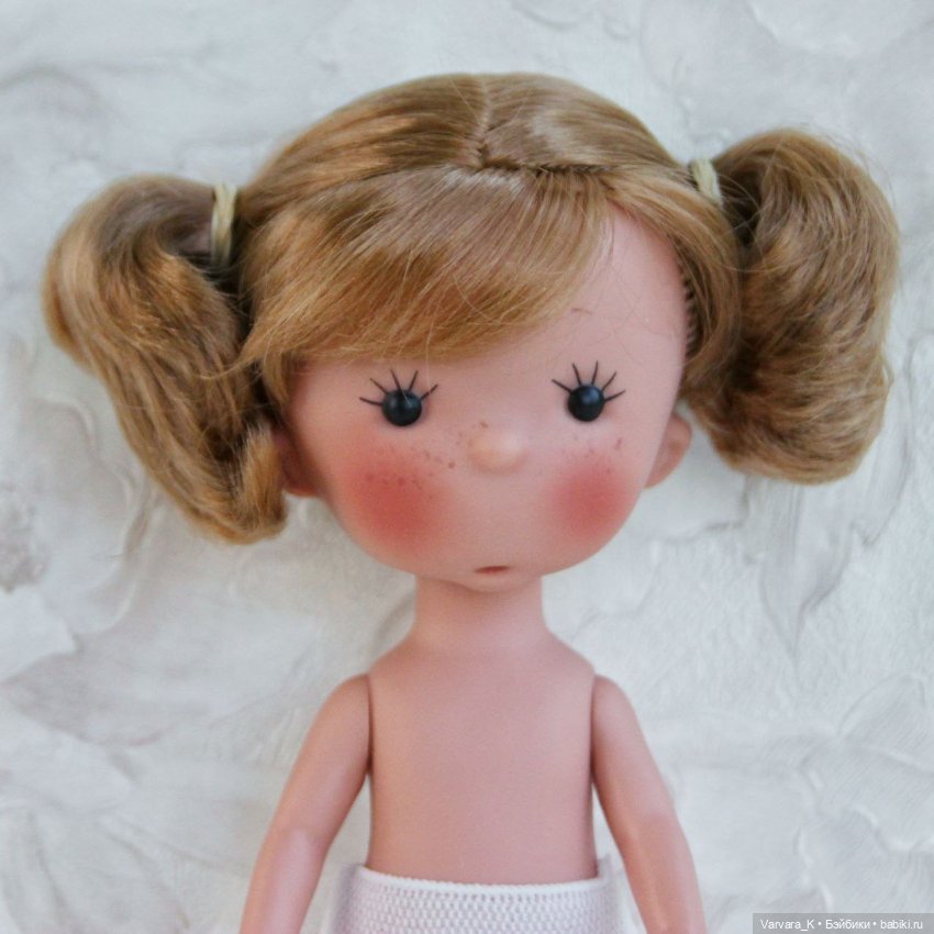 Llorens, Miss Minis, малышка с медовыми хвостиками, 26 см