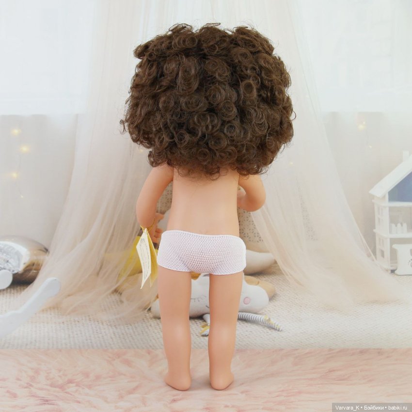 Carmen Gonzalez Селия , кудрявая шатенка, № 1, 34 см (фото 4)