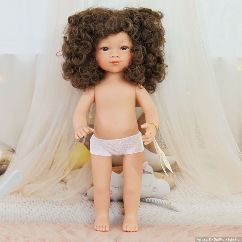 Carmen Gonzalez Селия , кудрявая шатенка, № 1, 34 см