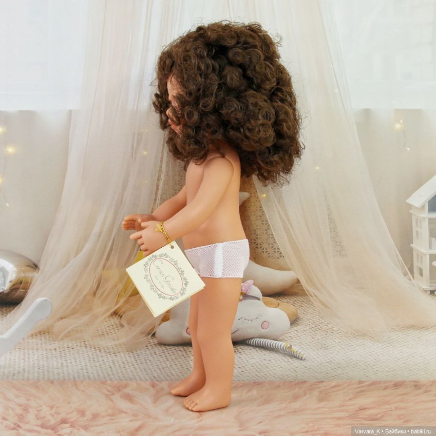 Carmen Gonzalez Селия , кудрявая шатенка, № 1, 34 см (фото 3)