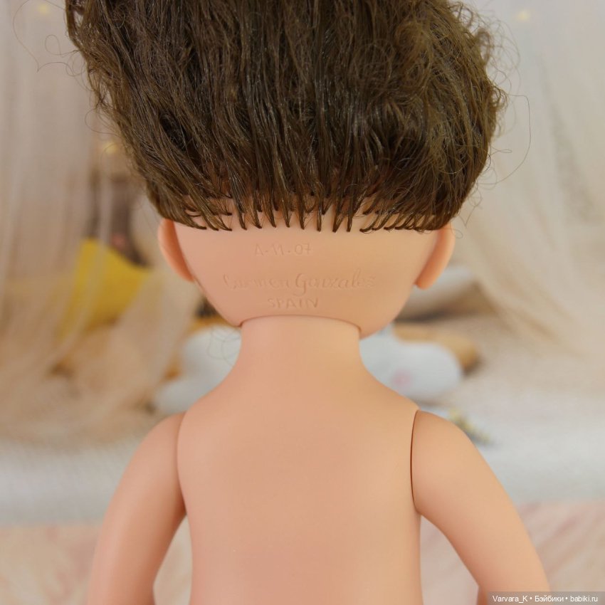 Carmen Gonzalez Селия , кудрявая шатенка, № 1, 34 см (фото 8)