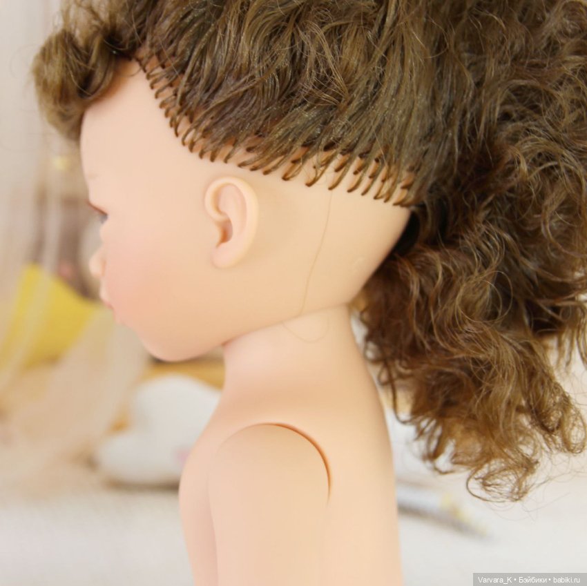 Carmen Gonzalez Селия , кудрявая шатенка, № 1, 34 см (фото 9)