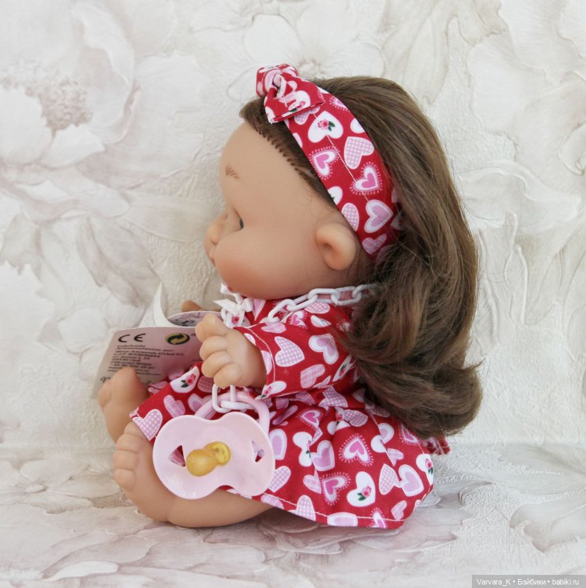 Пупс Nines D Onil кукла Pepotes "тыковка", шатенка, 26 см, №1 (фото 3)