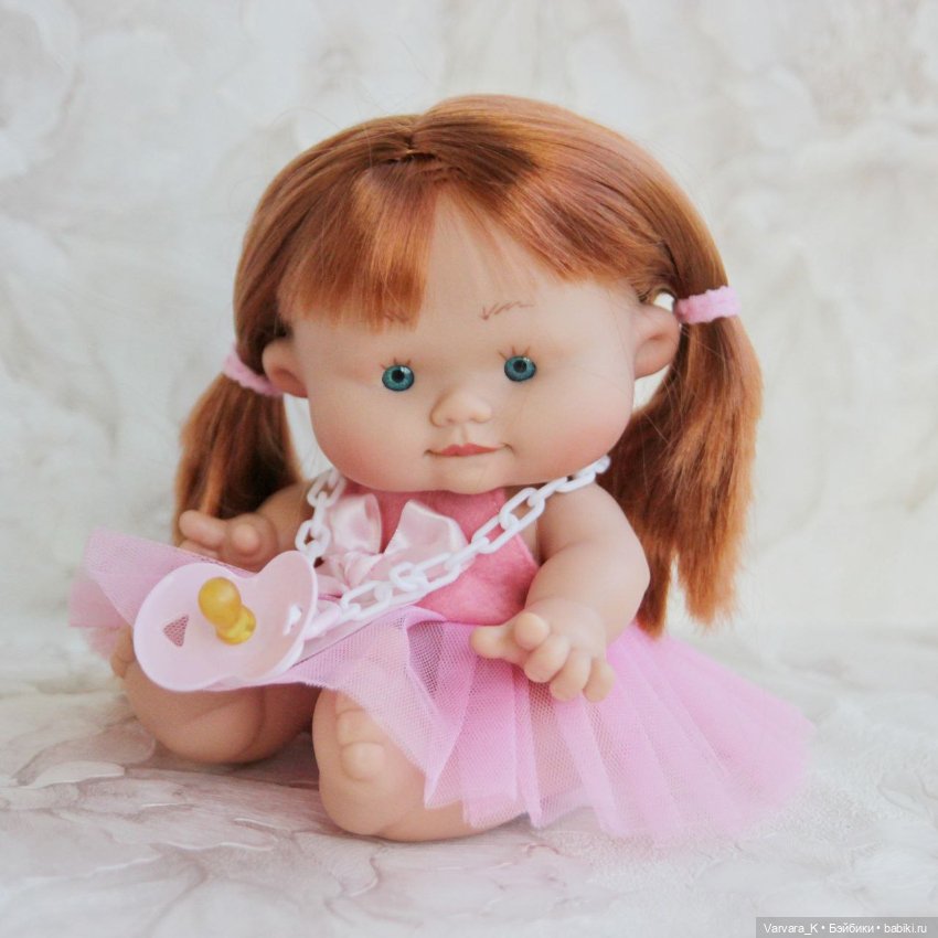 Пупс Nines D Onil кукла Pepotes "тыковка", рыжая, 26 см, №1 (фото 5)