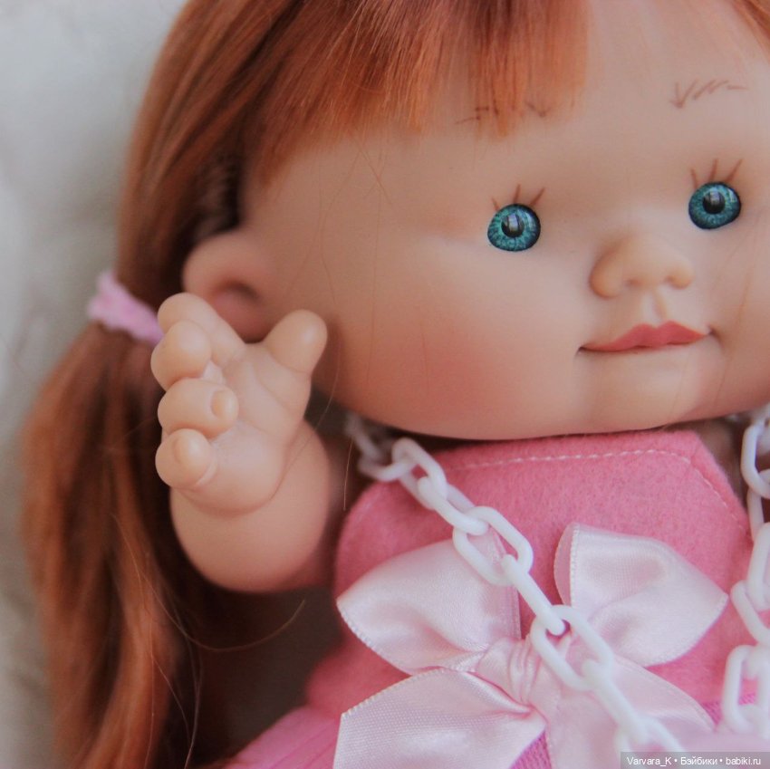 Пупс Nines D Onil кукла Pepotes "тыковка", рыжая, 26 см, №1 (фото 3)