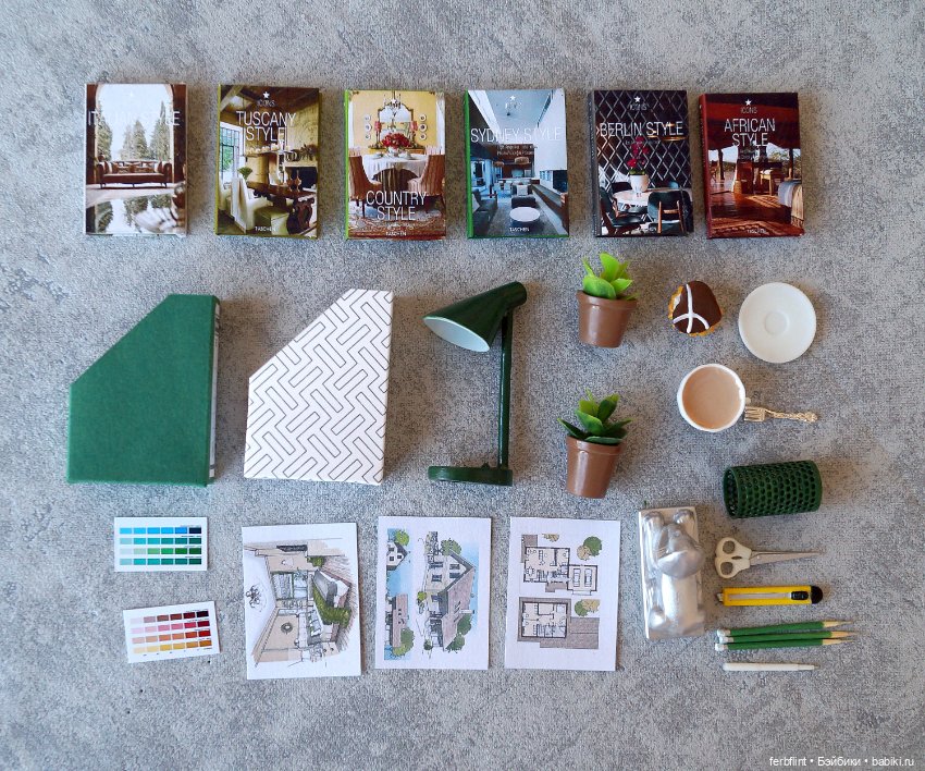 Настольный набор №12 масштаб 1:6 (фото 8)