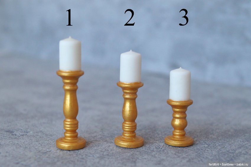 Набор "Свечи" №2 (масштаб 1:6) (фото 2)