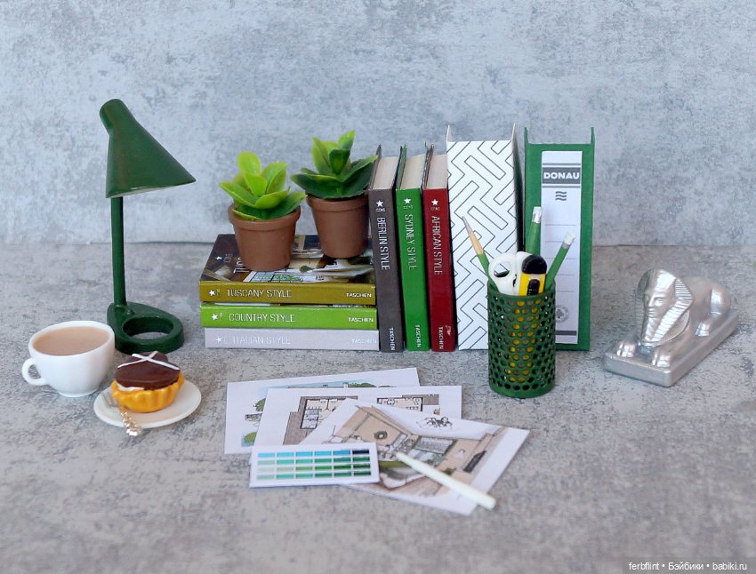 Настольный набор №12 масштаб 1:6