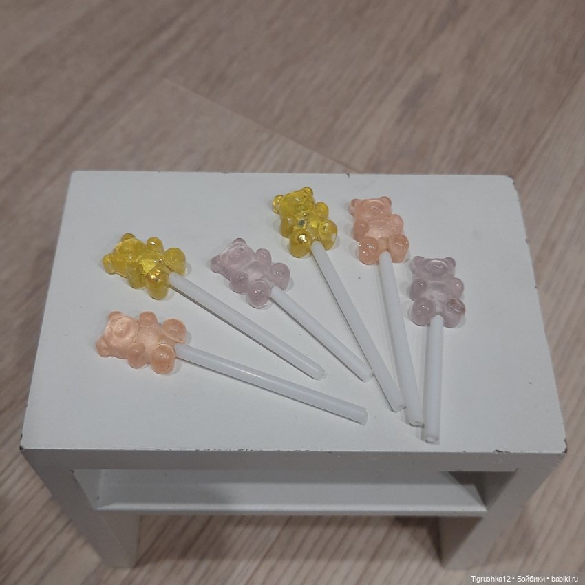 Леденцы на палочке — Миниатюра для кукол (фото 3)