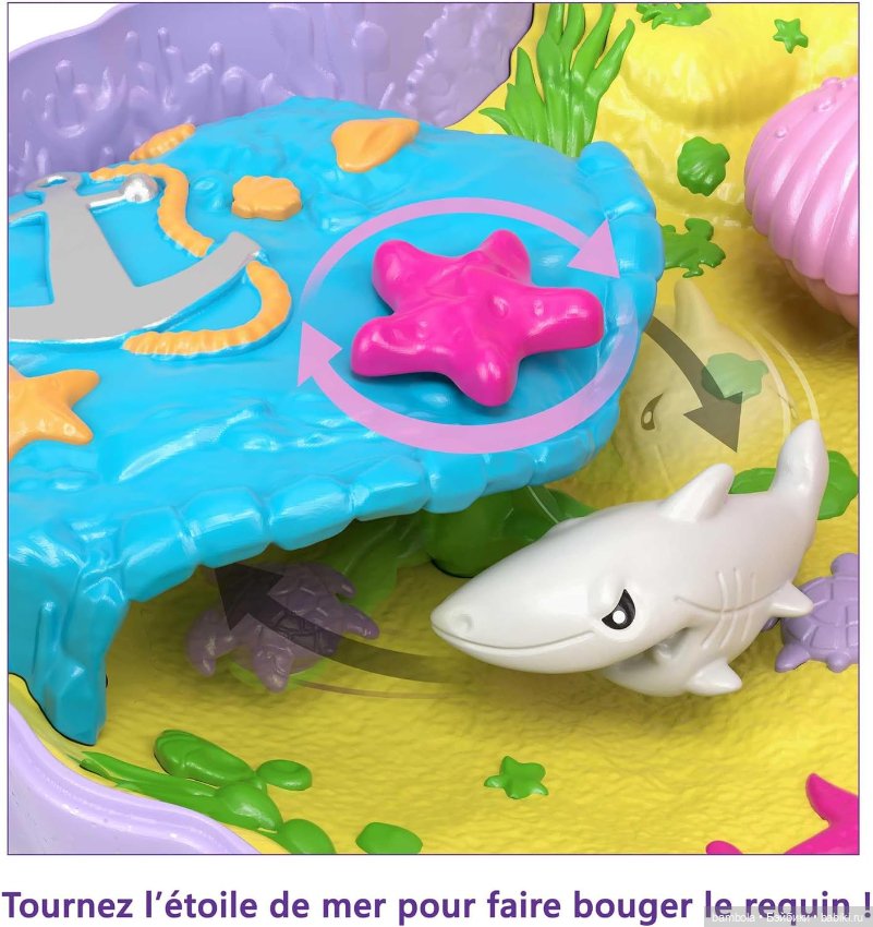 Сумка-ракушка с секретами Polly Pocket с микро-куклами и аксессуарами (фото 3)