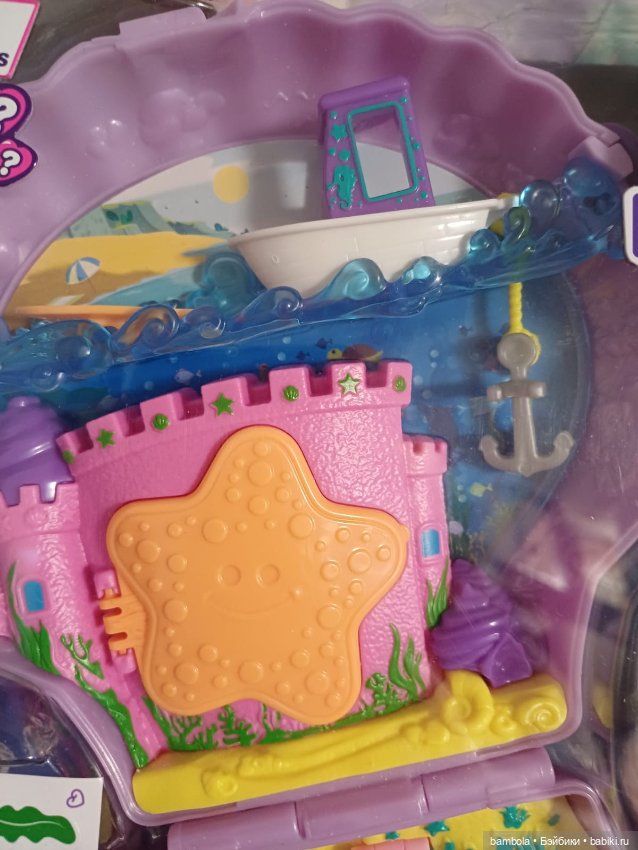 Сумка-ракушка с секретами Polly Pocket с микро-куклами и аксессуарами (фото 9)