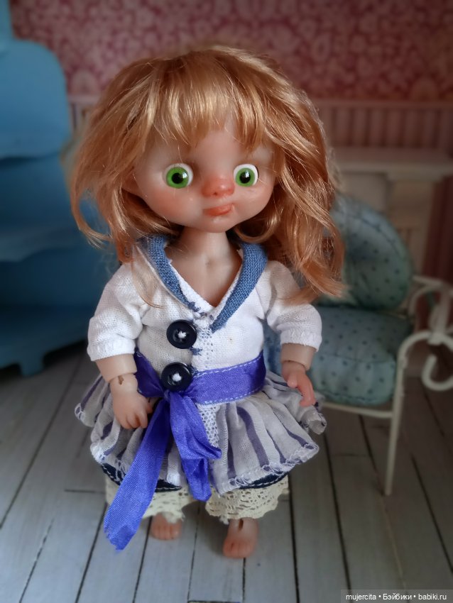 Кукла шарнирная Полина — Авторские куклы (фото 3)