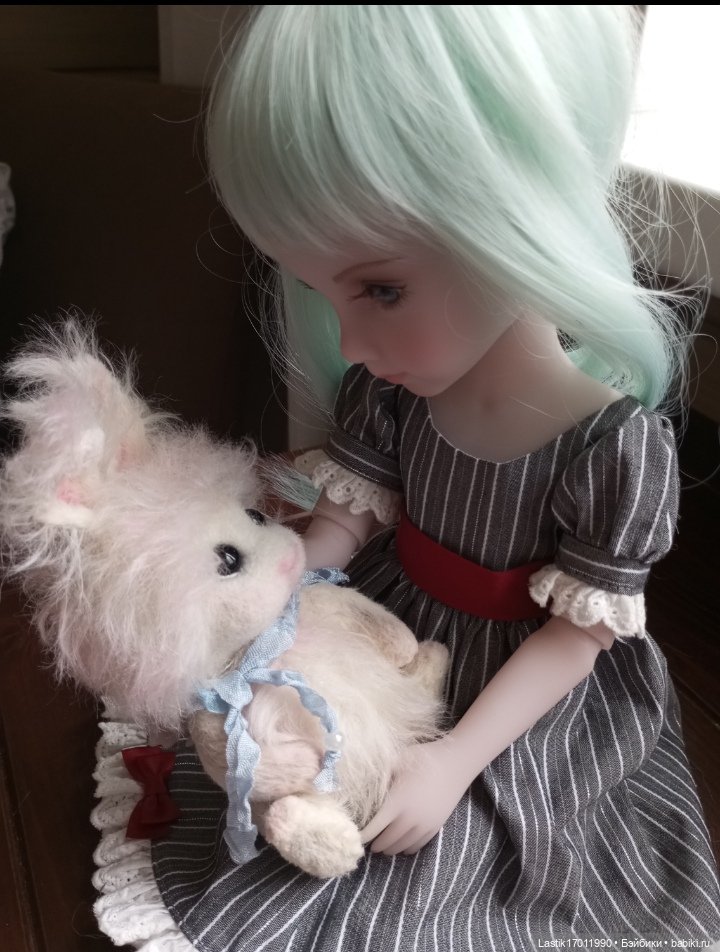 Зайка-тедди Масик — Авторские игрушки (фото 7)