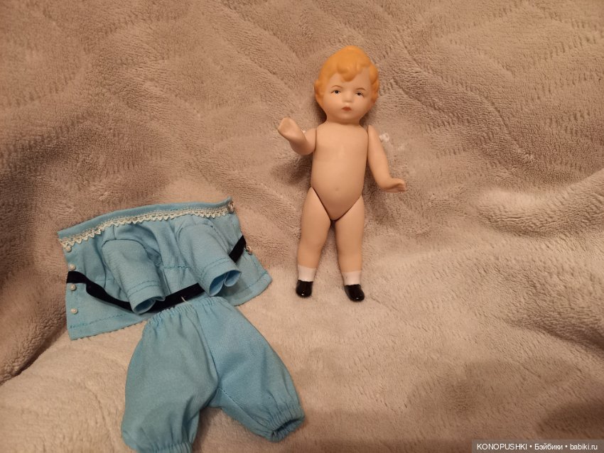 Куколка фарфоровая, керамическая 14см (фото 6)