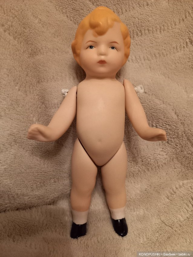 Куколка фарфоровая, керамическая 14см (фото 2)