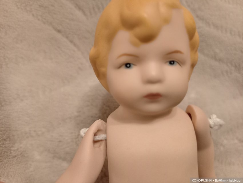 Куколка фарфоровая, керамическая 14см (фото 5)