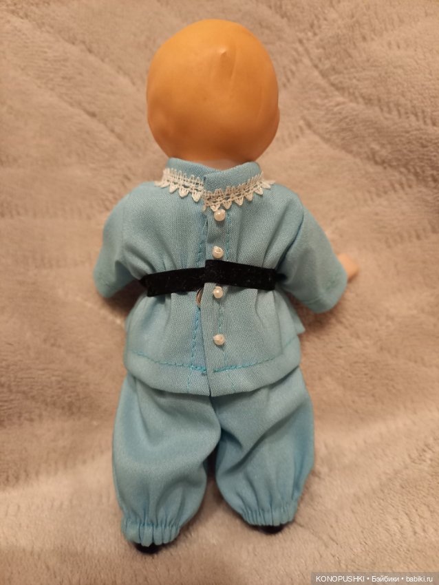 Куколка фарфоровая, керамическая 14см (фото 3)