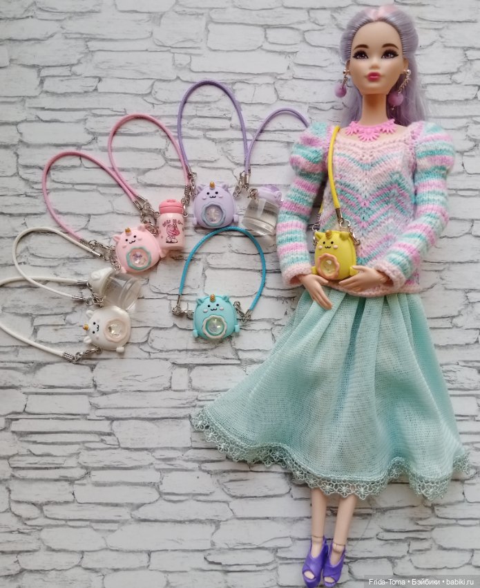 Сумочка для куклы 1/6 барби поппи интегрити Дисней Wordbox экшен момоко (фото 3)