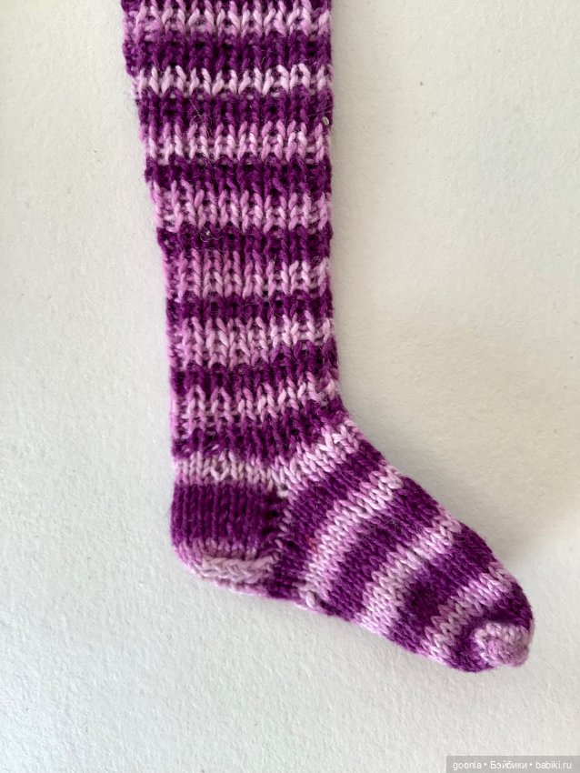 Вязаные чулки на бжд мсд — Одежда для BJD (фото 2)