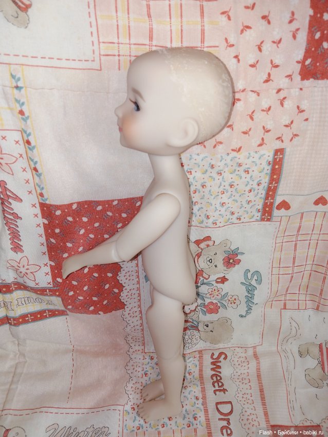 Сара Руби ред Ruby red 37 см нюд+ парик (фото 7)