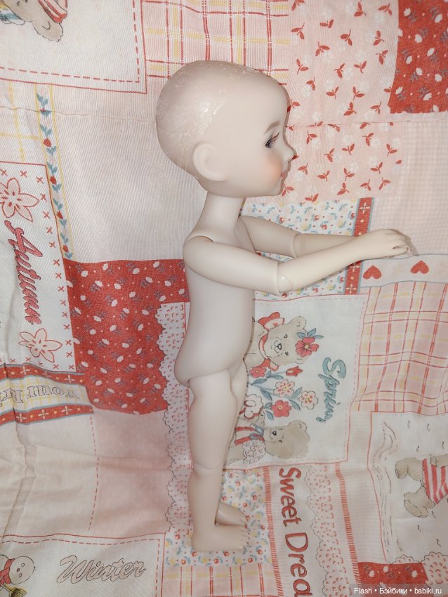 Сара Руби ред Ruby red 37 см нюд+ парик (фото 6)