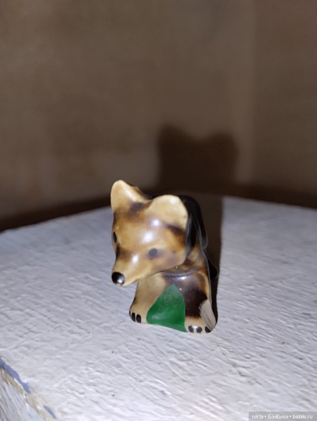 Фигурка СССР Волк, волчонок (фото 2)