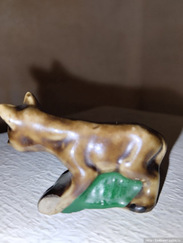 Фигурка СССР Волк, волчонок (фото 3)