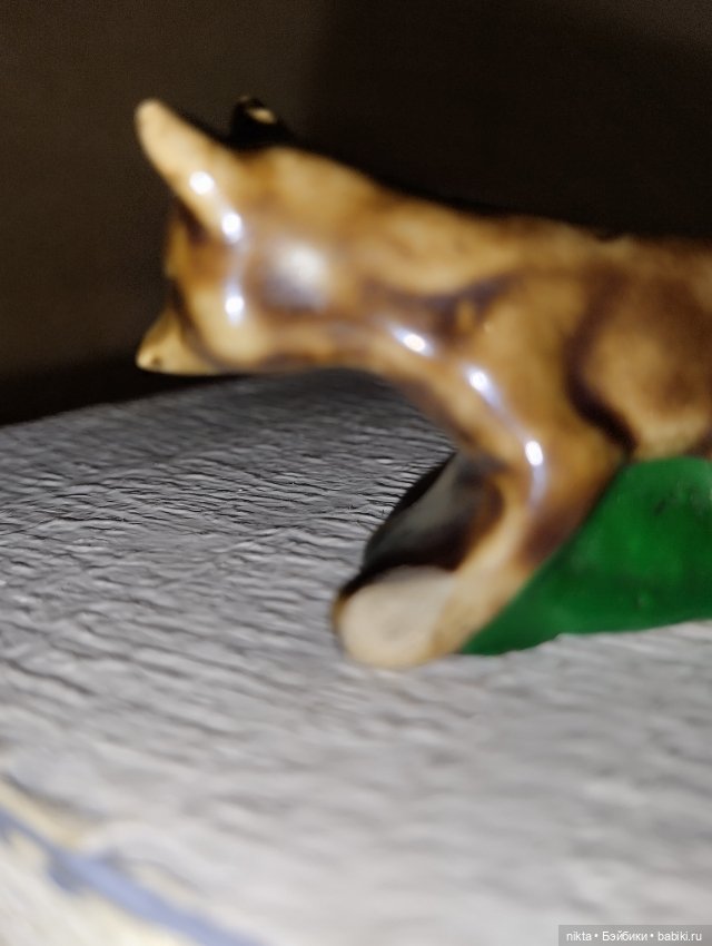 Фигурка СССР Волк, волчонок (фото 4)