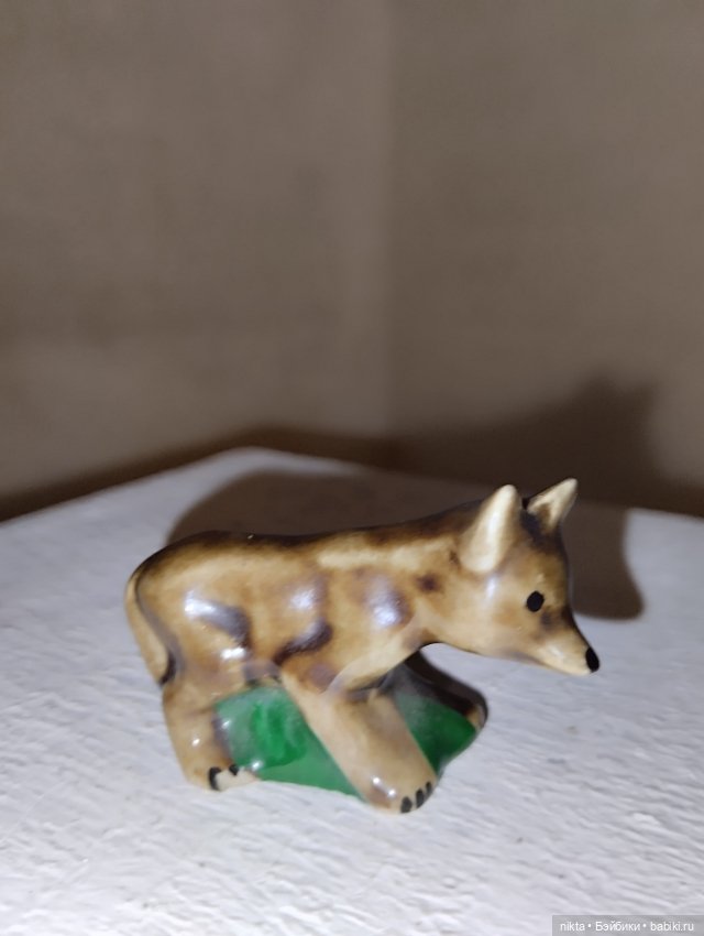 Фигурка СССР Волк, волчонок